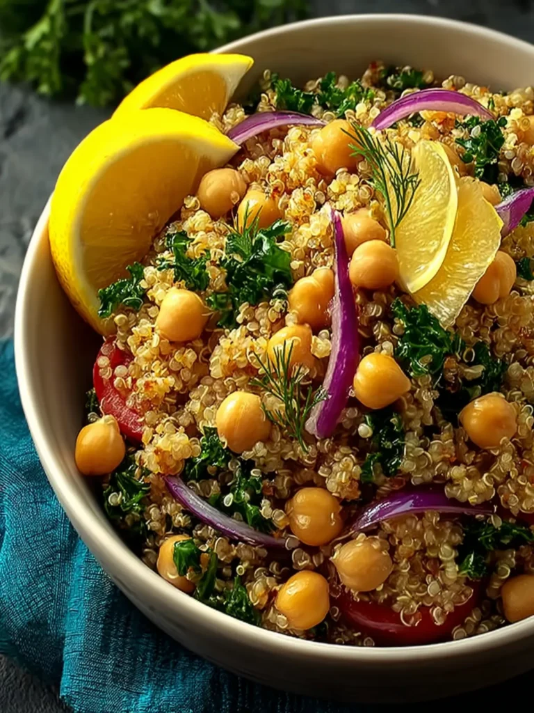 Lemon Herb Quinoa with Chickpeas First Image