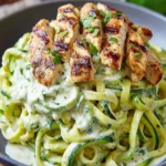 Zucchini Noodle Chicken Alfredo First Image