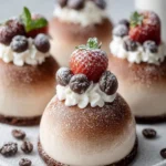 Christmas Gingerbread Latte Mousse Domes – A Festive No-Bake Holiday Showstopper First Image