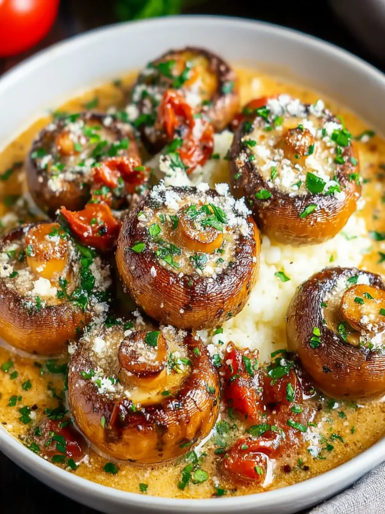 Creamy Tuscan Marry Me Mushrooms First Image