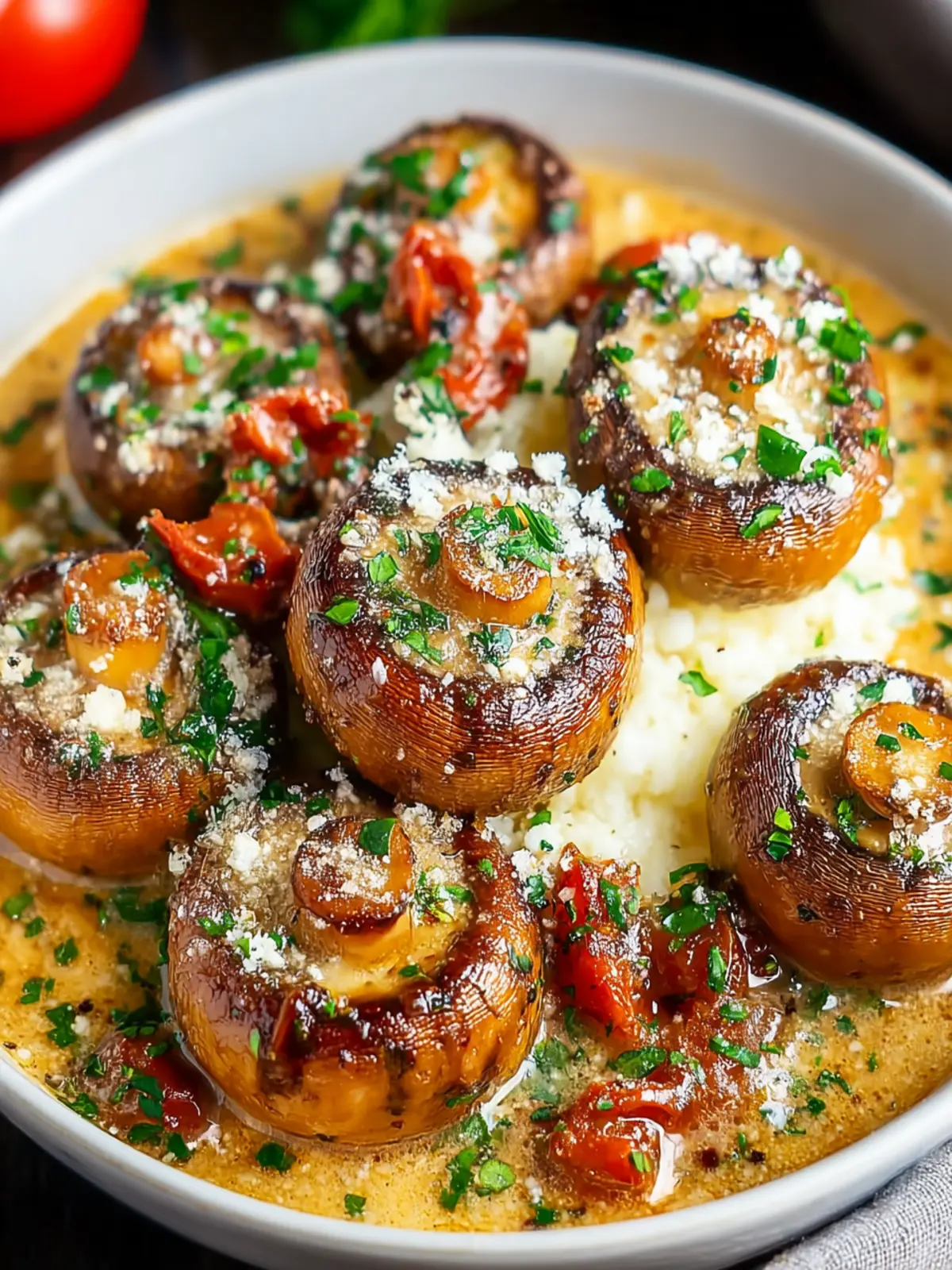 Creamy Tuscan Marry Me Mushrooms First Image