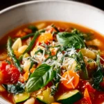 Easy & Healthy Minestrone Soup First Image