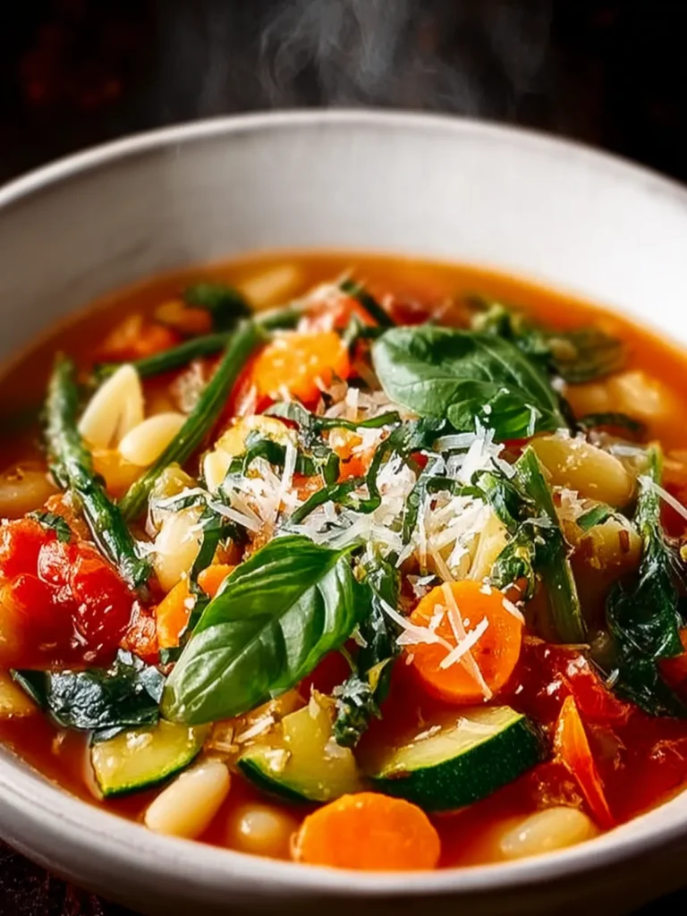 Easy & Healthy Minestrone Soup First Image