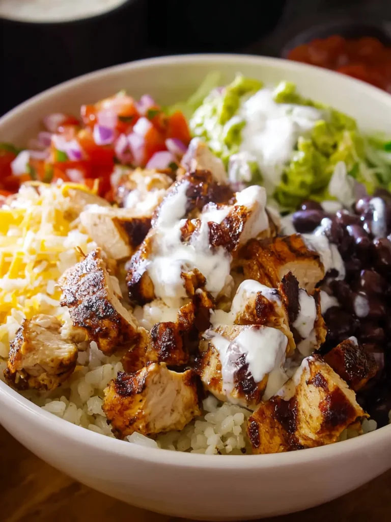 Copycat Chipotle Chicken Burrito Bowl First Image