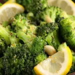 Oven Roasted Broccoli with Garlic and Lemon First Image