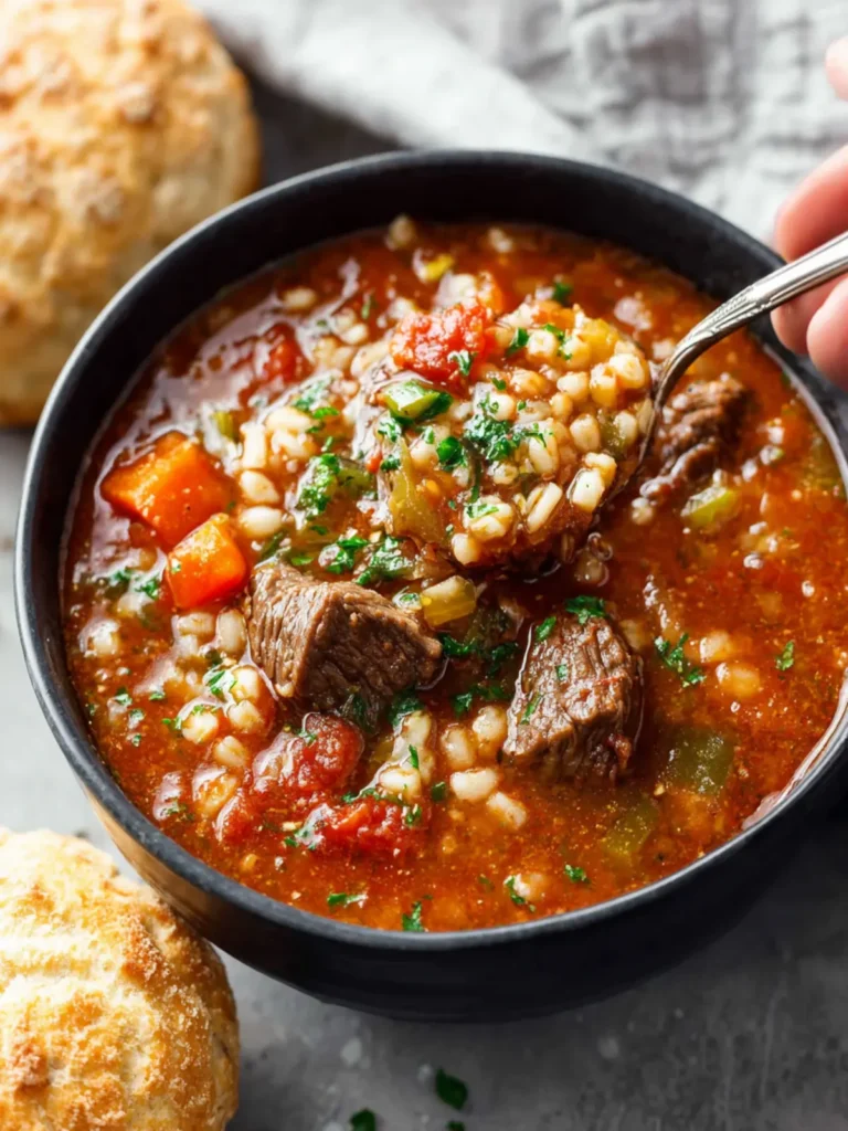 Beef Barley Soup First Image