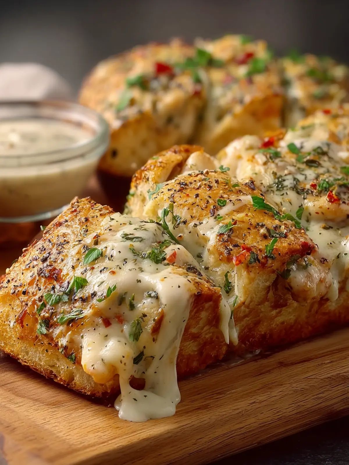 SOFT ALFREDO CHICKEN BREAD First Image