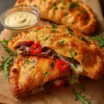 PIZZA CALZONE WITH BEEF First Image