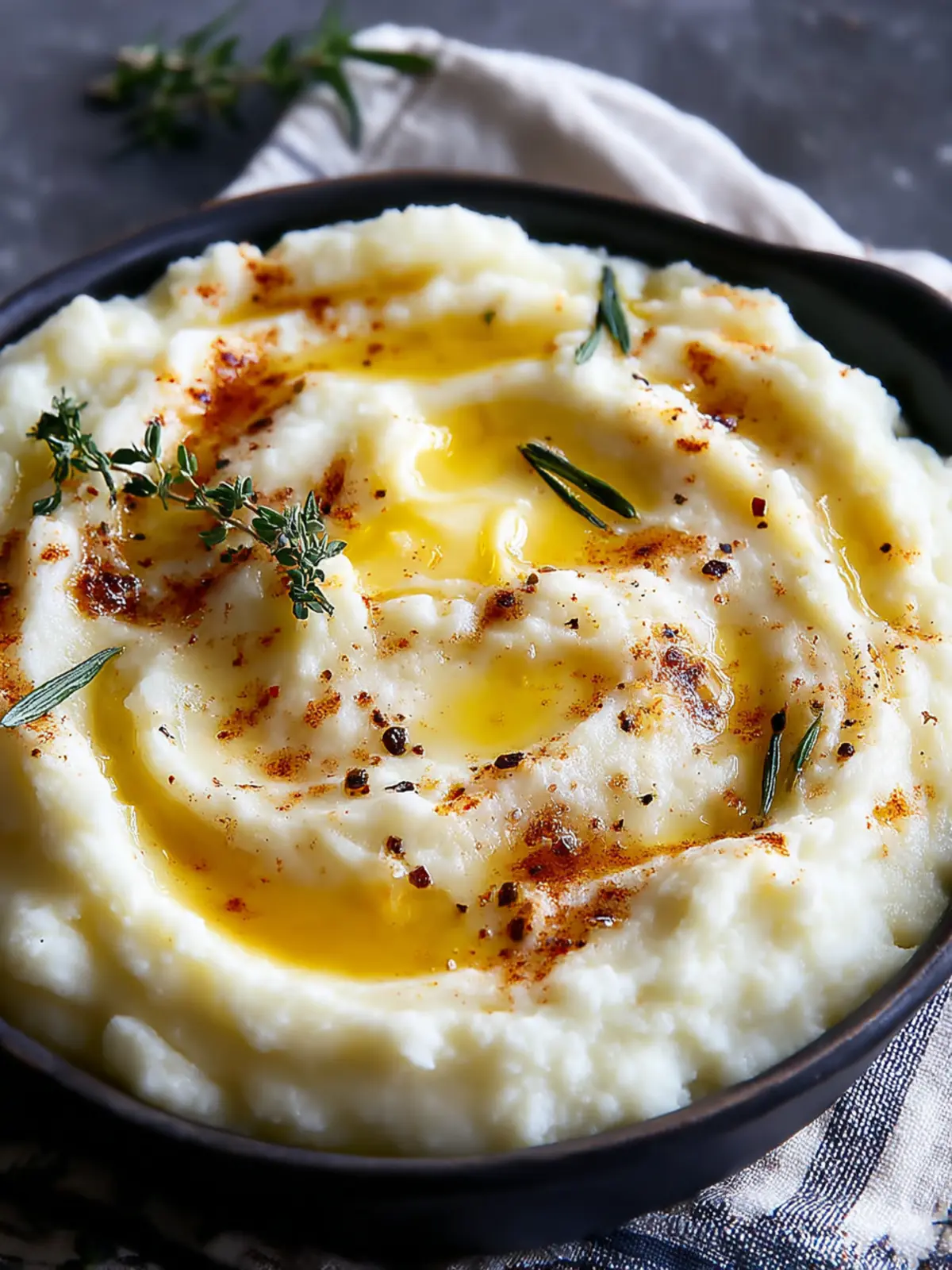 Indulge in Brown Butter Mashed Cauliflower Delight First Image