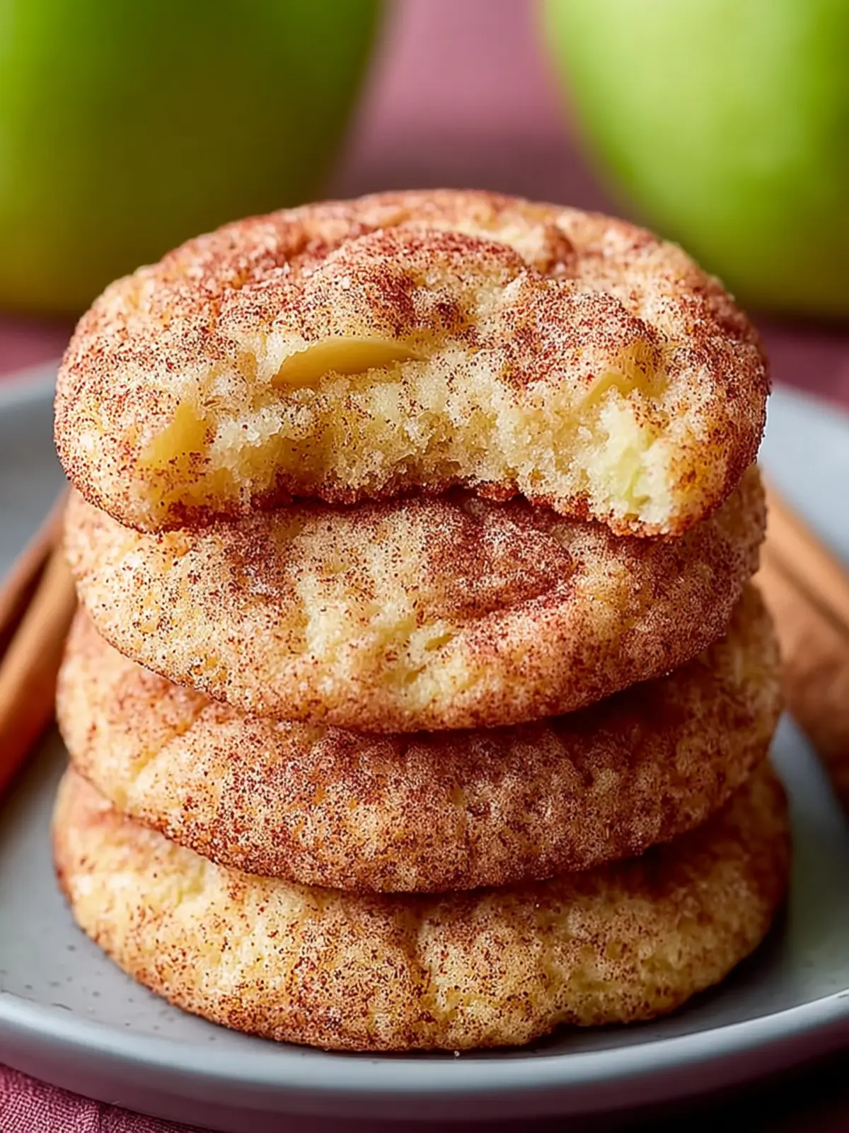 Spiced Apple Cinnamon Snickerdoodles: Your New Fall Favorite First Image