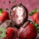 Irresistible Chocolate Strawberry Frozen Yogurt Bites Recipe First Image