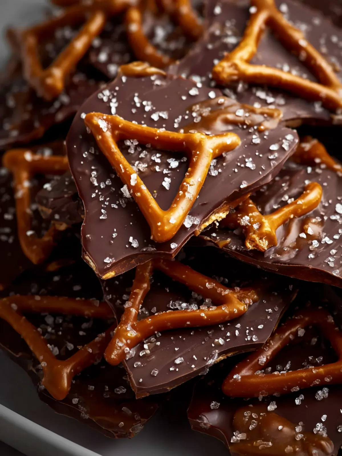 The Best Salted Caramel Pretzel Bark First Image