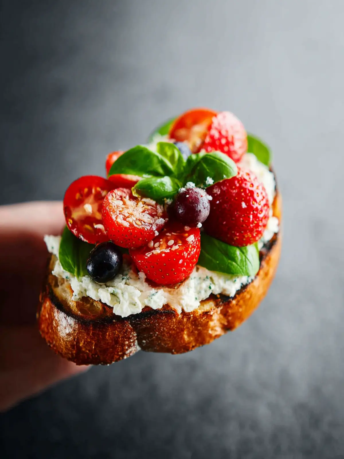 5-Minute Cottage Cheese Toast First Image
