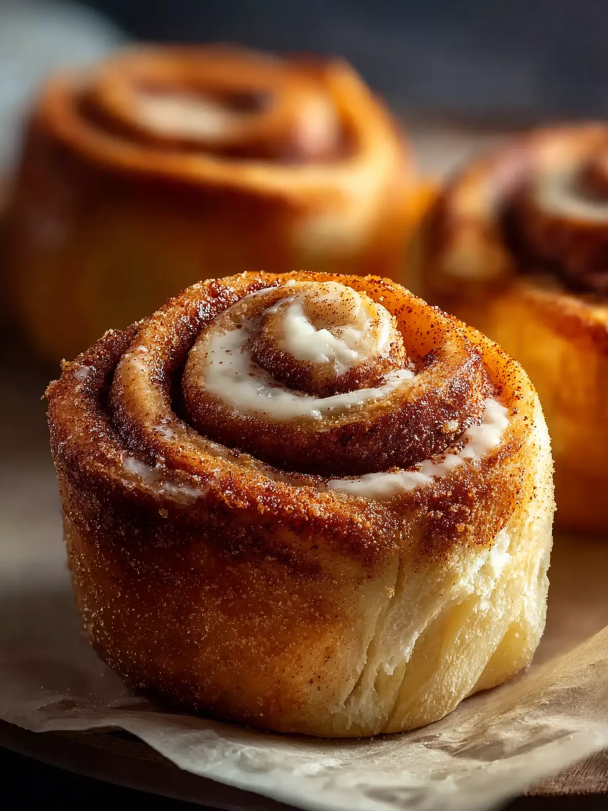 Cinnamon Sugar Cream Cheese Rolls First Image