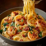 Creamy Sun-Dried Tomato Shrimp Pasta First Image