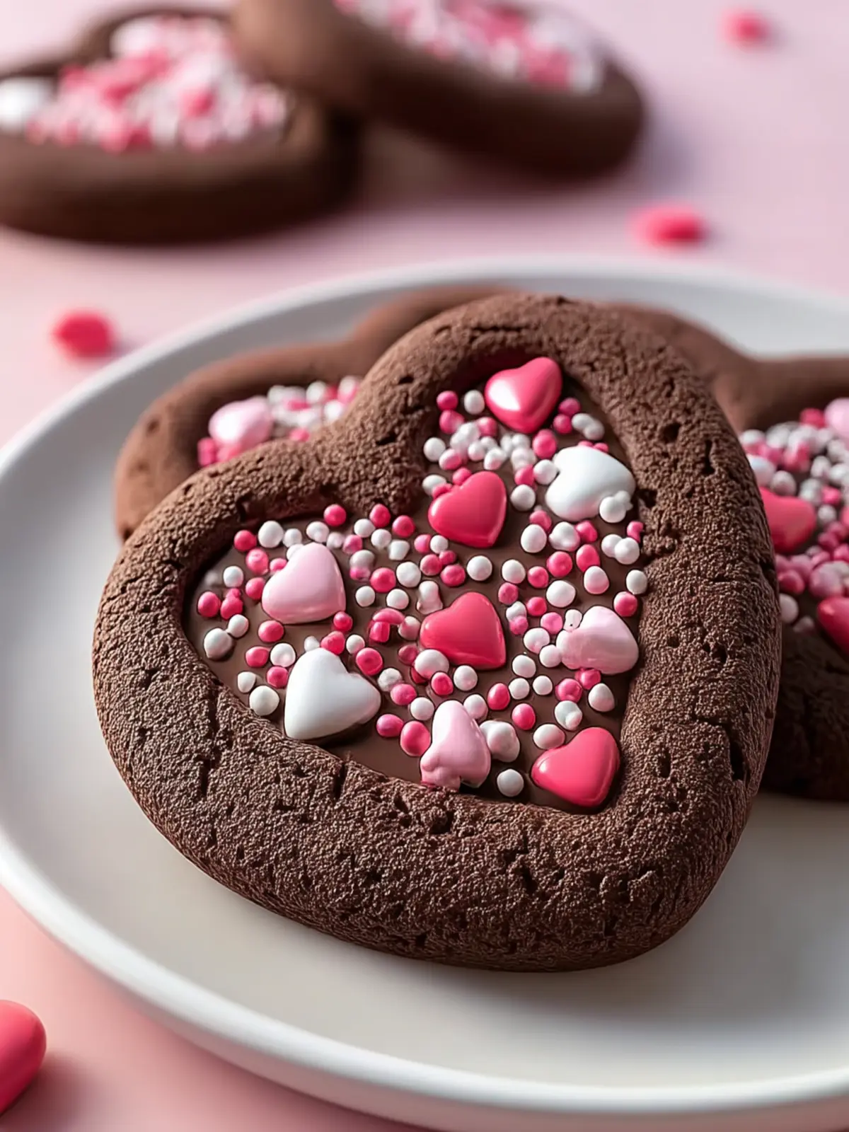Irresistible Valentine Chocolate Candy Cookies Recipe First Image