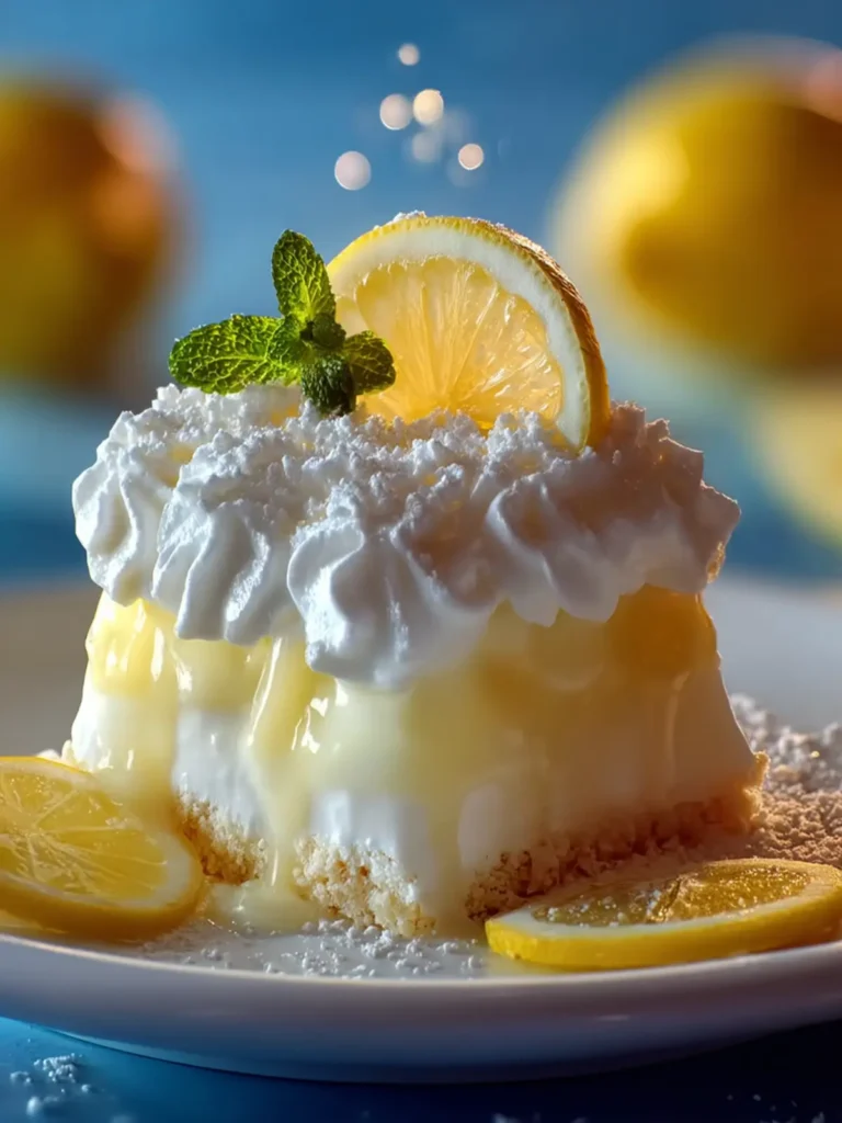 Lemon Fluff Dessert First Image