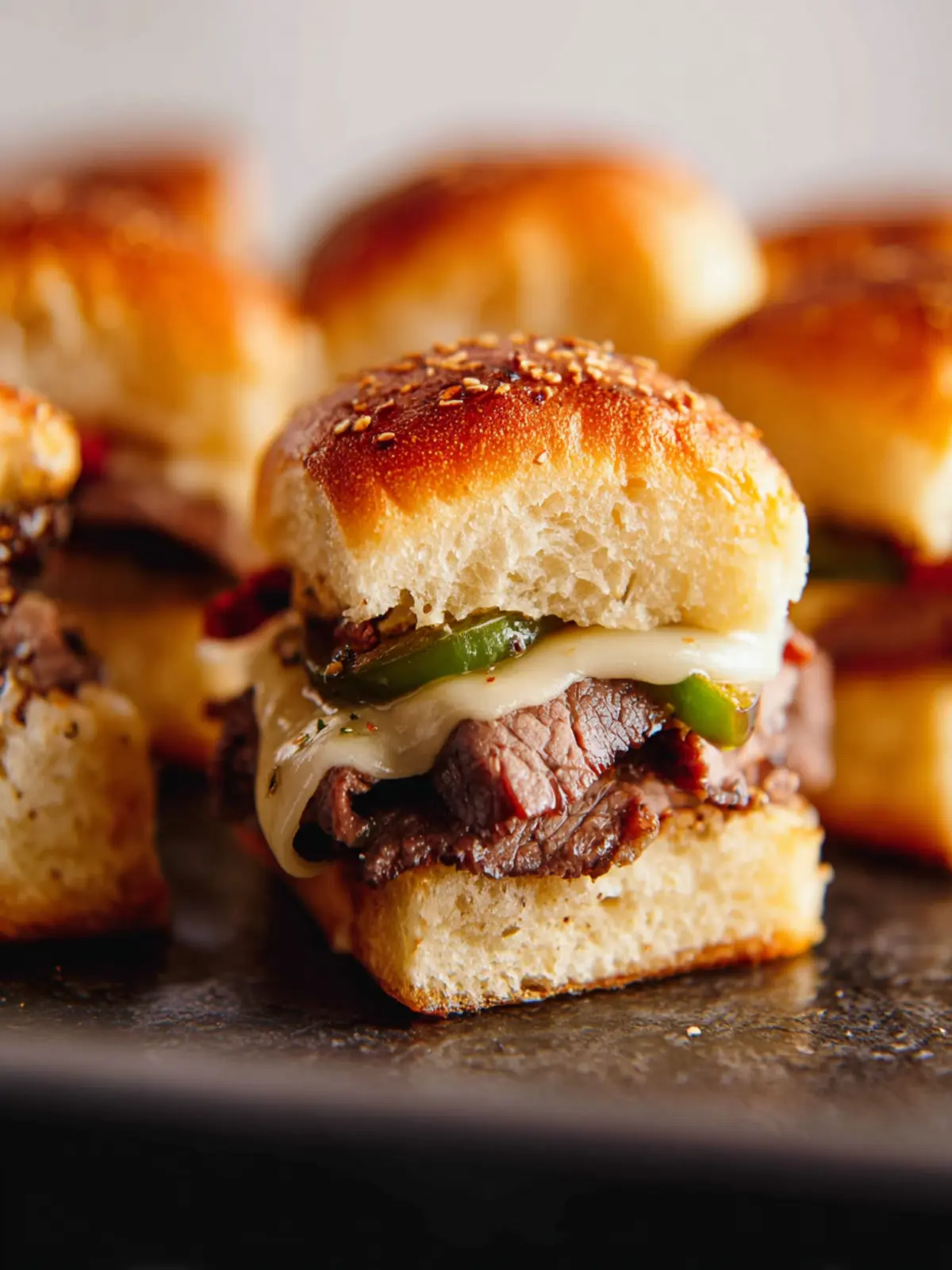 Philly Cheesesteak Sliders First Image