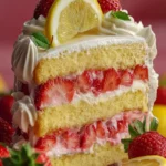 Strawberry Lemon Layer Cake: A Delightful Recipe! First Image