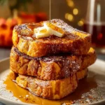 Fall Pumpkin French Toast Breakfast First Image