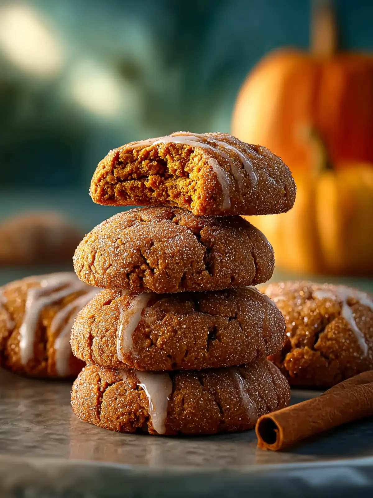Chai Spiced Pumpkin Cookies First Image