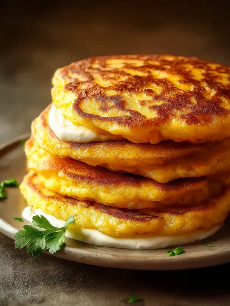 Venezuelan Cachapas (Corn Pancakes) First Image