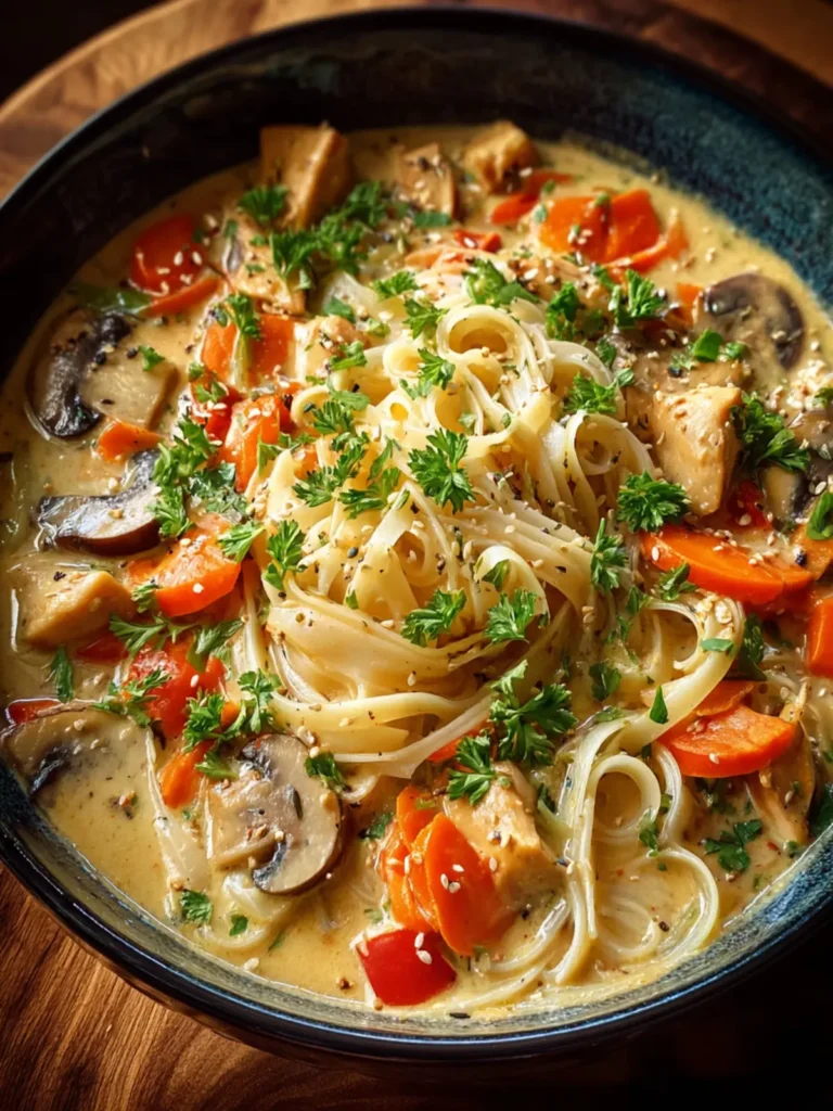 CREAMY NUTTY NOODLE SOUP First Image