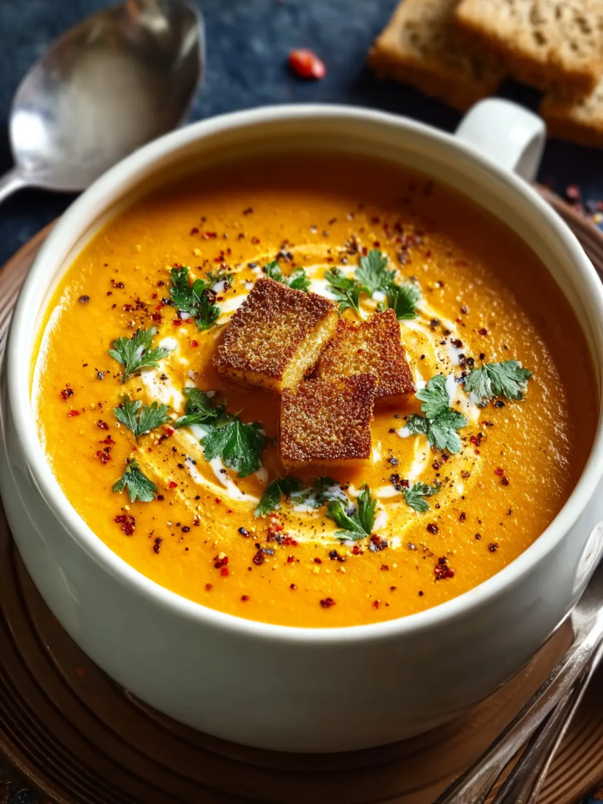 Spicy Pumpkin Soup First Image