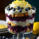 Easy Lemon Blueberry Cheesecake Trifle First Image