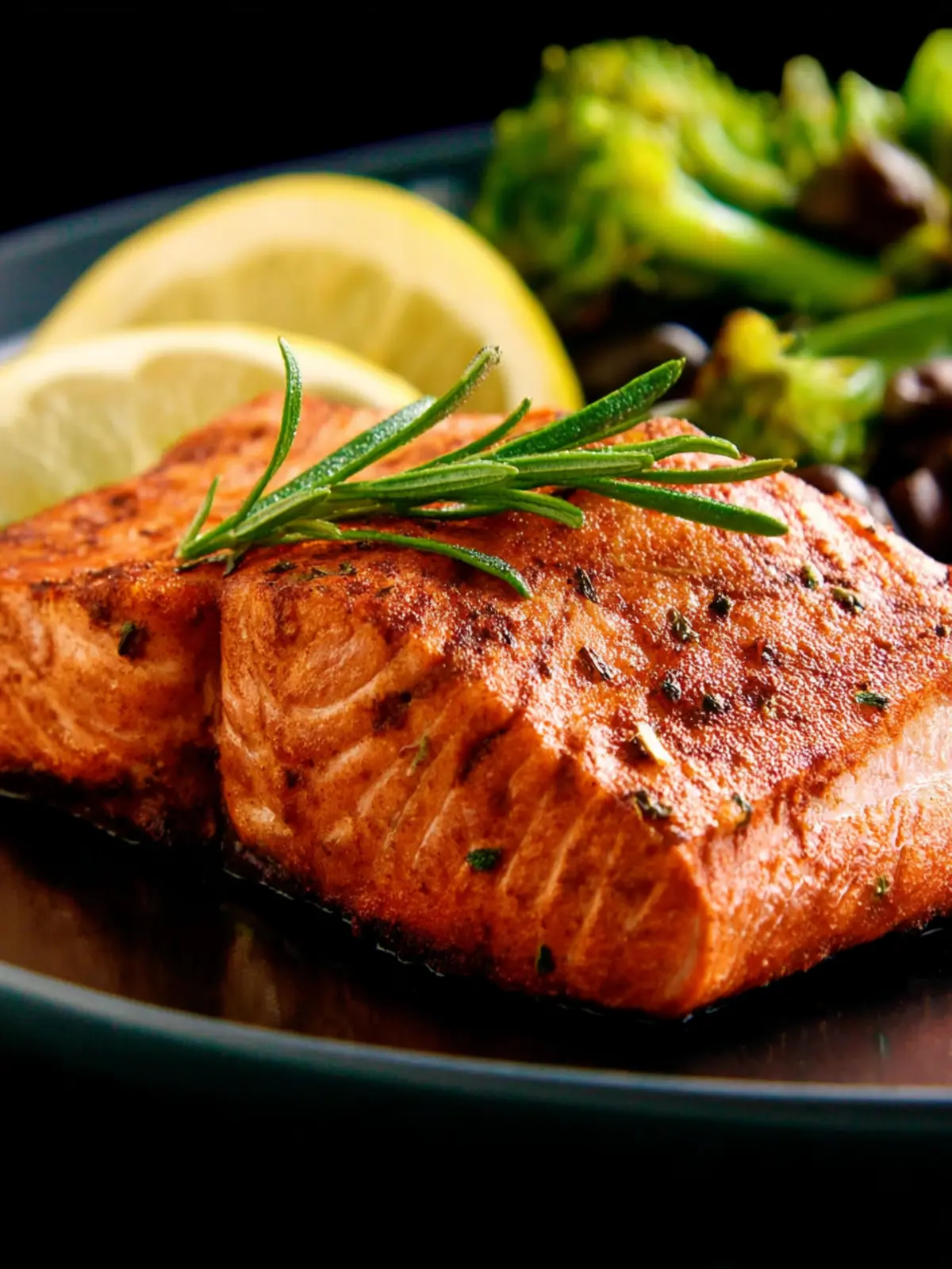 Air Fryer Salmon with Skin First Image