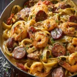 Cajun Shrimp and Sausage Pasta First Image