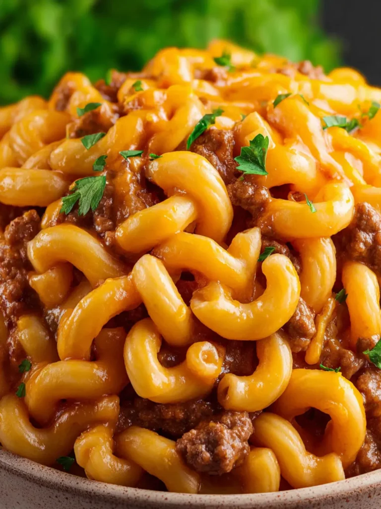 Cheeseburger Mac and Cheese First Image