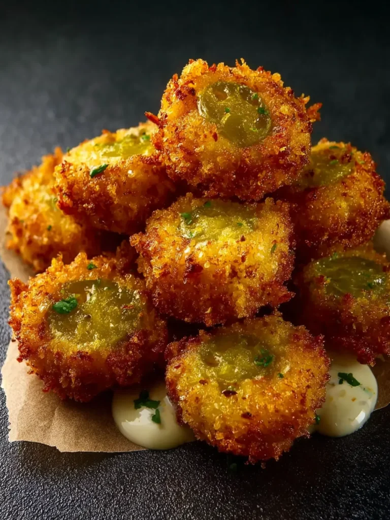 Crispy Pickle Cheese Bites First Image