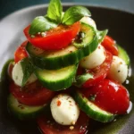 Cucumber Caprese Salad First Image