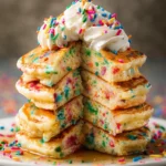 Homemade Funfetti Pancakes (Birthday Cake Pancakes) First Image