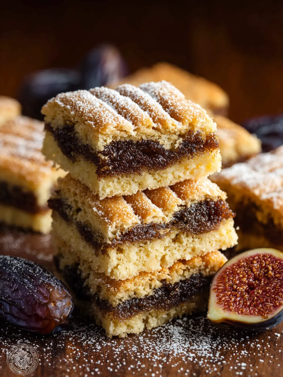 Maamoul Mad (Semolina Date Cookie Bars) First Image