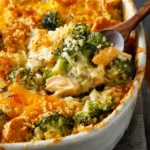 No Fuss Chicken Broccoli Rice Casserole First Image