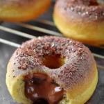 Nutella Filled Baked Donuts First Image