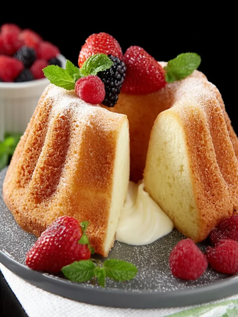 Old-Fashioned Cream Cheese Pound Cake First Image