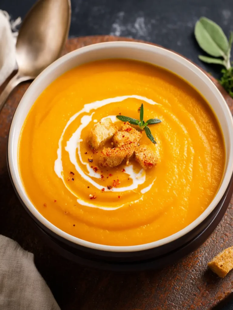 Roasted Carrot Soup First Image