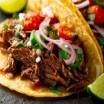 Slow Cooker Barbacoa Beef First Image