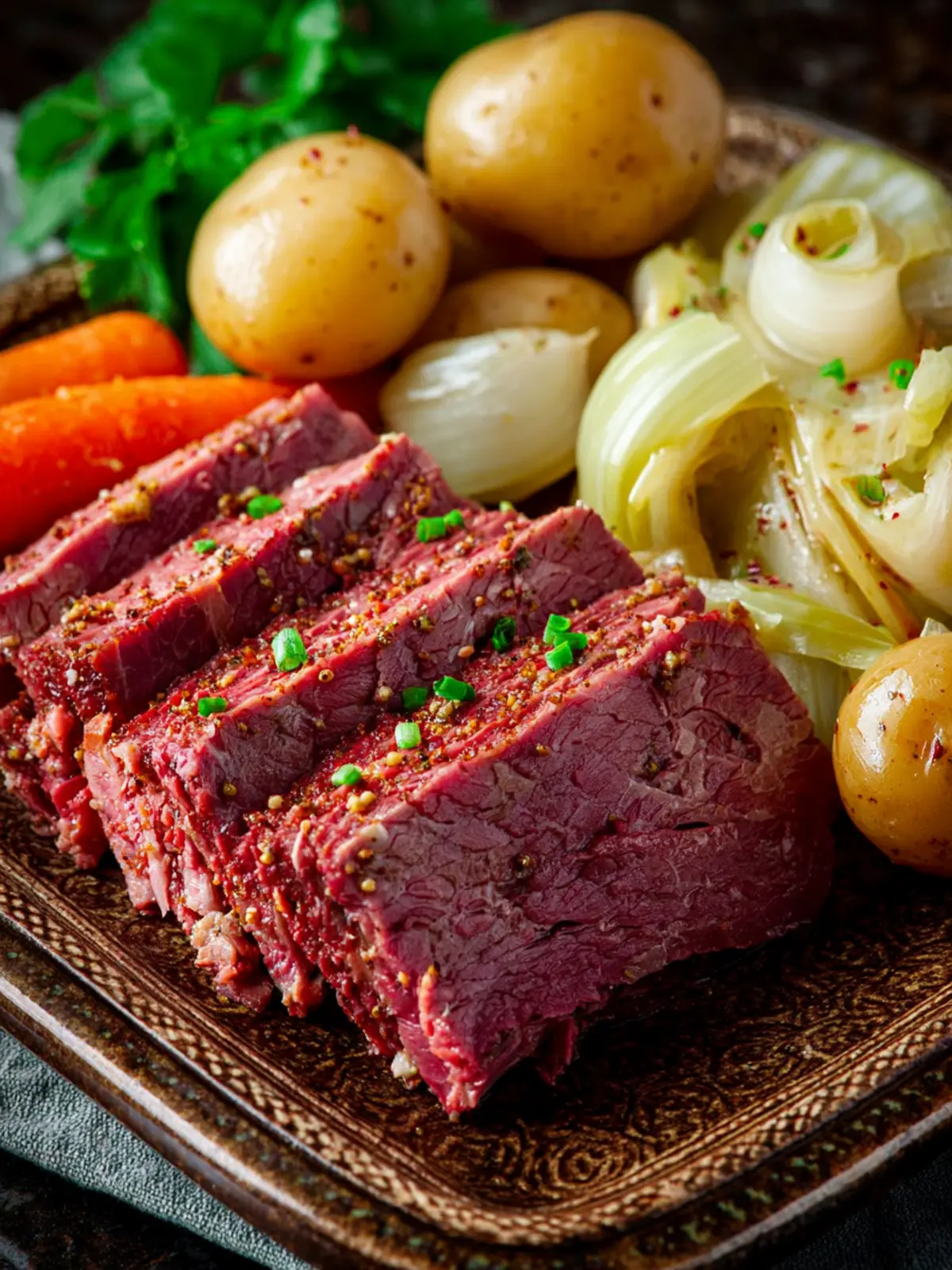 Slow Cooker Corned Beef First Image