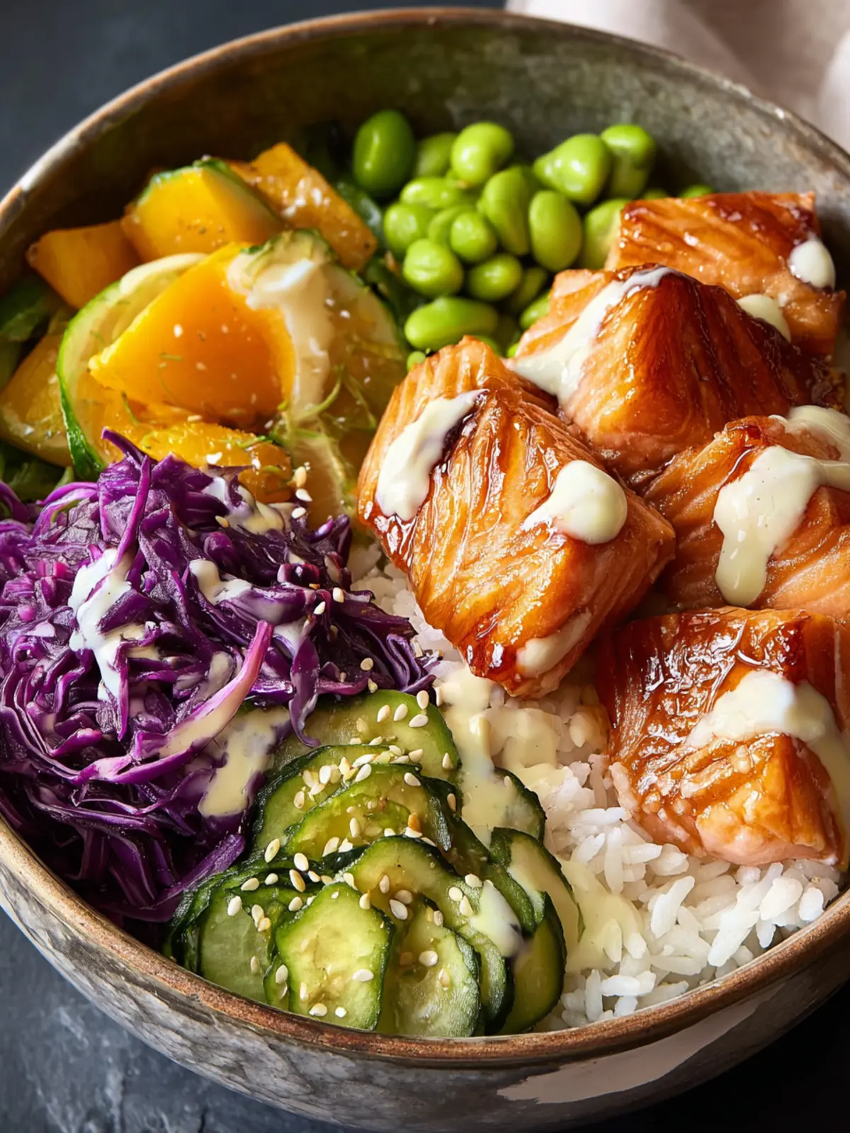Teriyaki Salmon Bowls First Image