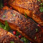 Air Fryer Salmon First Image