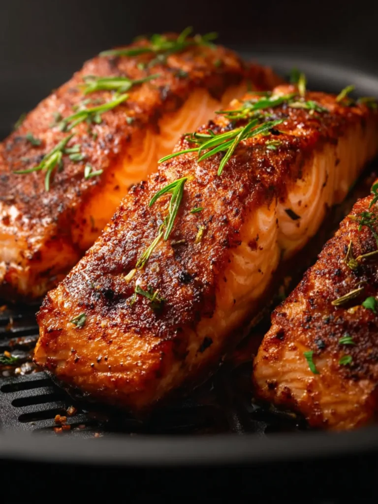 Air Fryer Salmon First Image