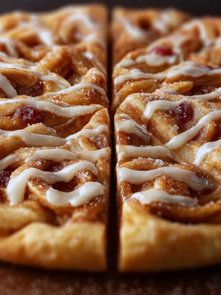 Cinnamon Sugar Pizza with Crescent Rolls First Image