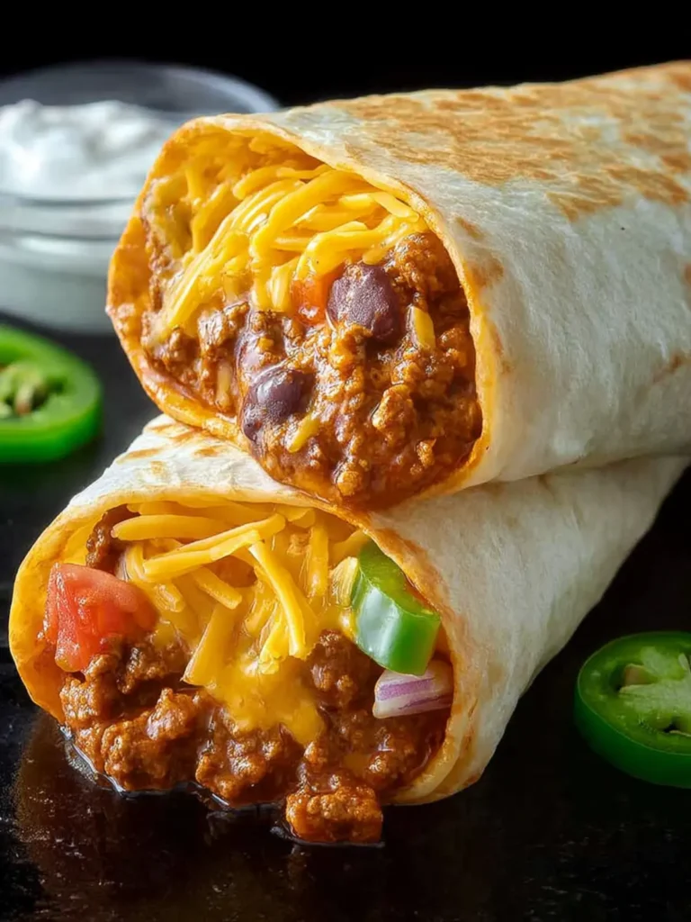 Copycat Taco Bell Chili Cheese Burrito First Image