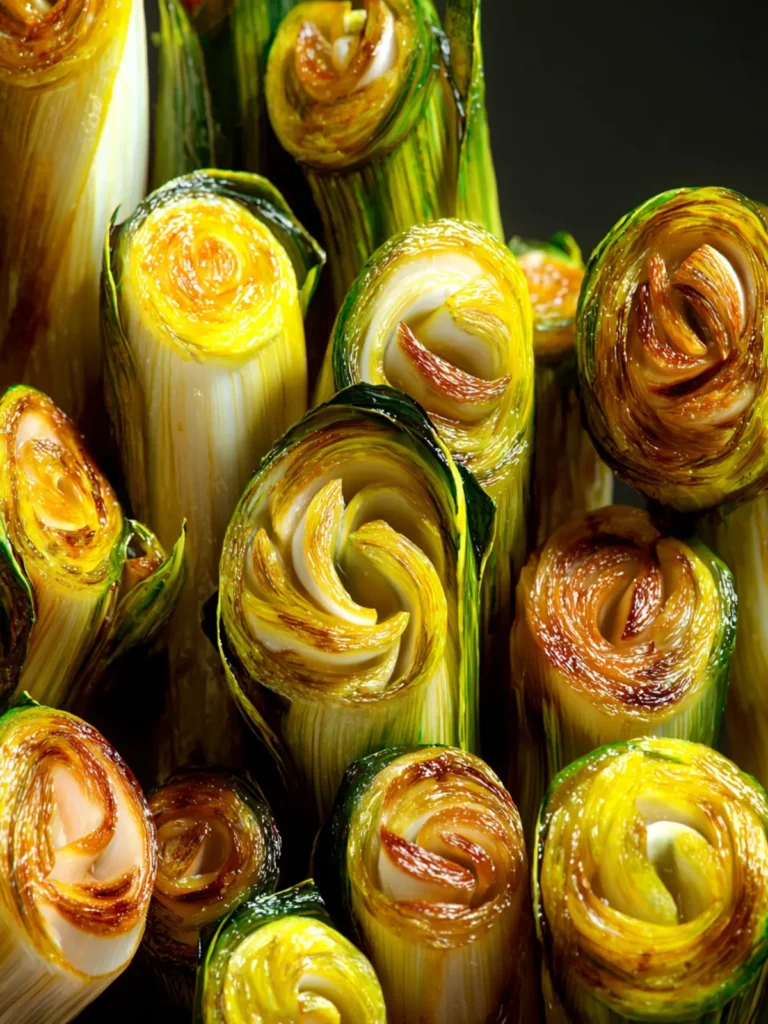 Fondant Leeks First Image
