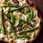 Grilled Green Spring Veggie Pizza First Image