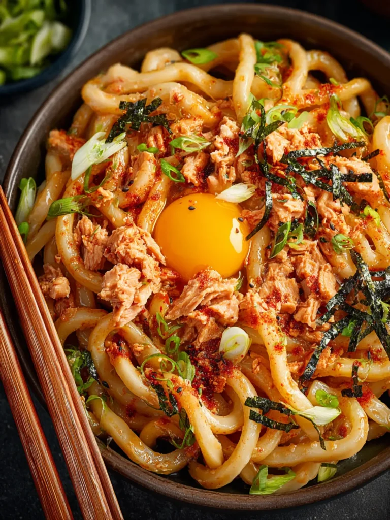 Spicy Tuna Udon Noodles First Image
